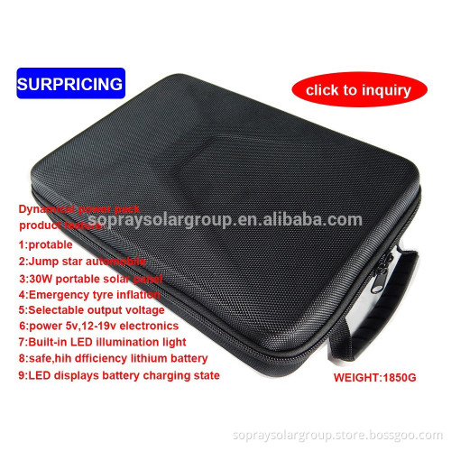 30W CIGS portable flexible solar charger for mobile and other electronics